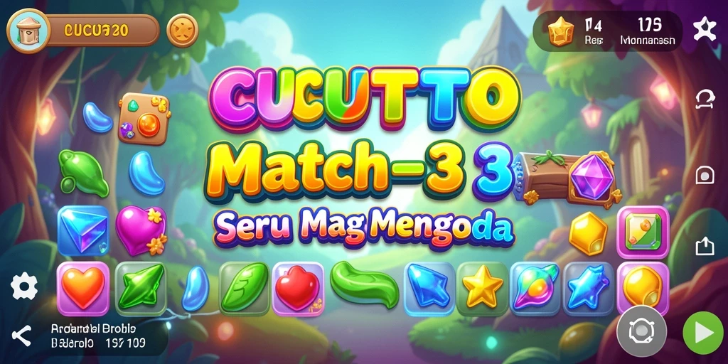Menampilkan gameplay seru dan warna-warni dari CUCUTOTO.