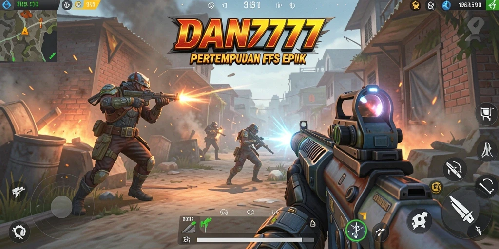 Screenshot gameplay dari DAN777 dengan aksi FPS yang mendebarkan.