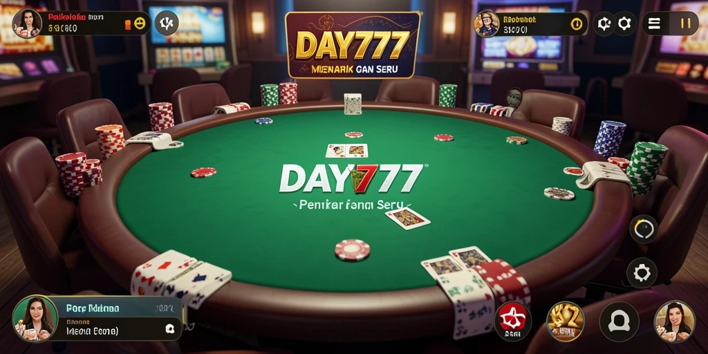 Tangkapan layar yang menggambarkan gameplay seru di DAY777.