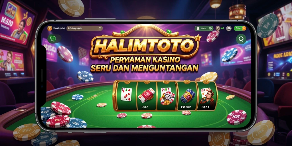 Tampilan gameplay HALIMTOTO yang menarik dengan suasana kasino.