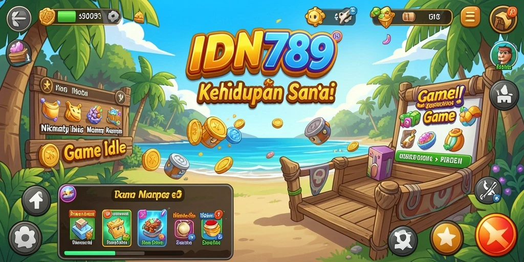 Tampilan gameplay IDN789 yang menarik dan penuh warna.