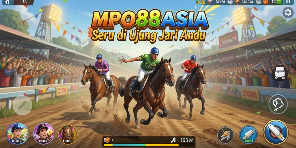 Tampilan gameplay Racing yang seru dan menantang dari MPO88ASIA.