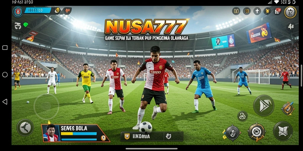 Tampilan gameplay Football yang mengesankan dari NUSA777.