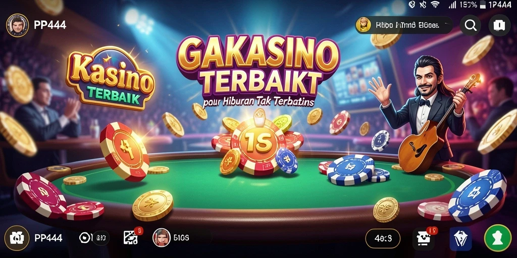 Tampilan menarik dari gameplay Kasino PP444 yang menegangkan dan menyenangkan.