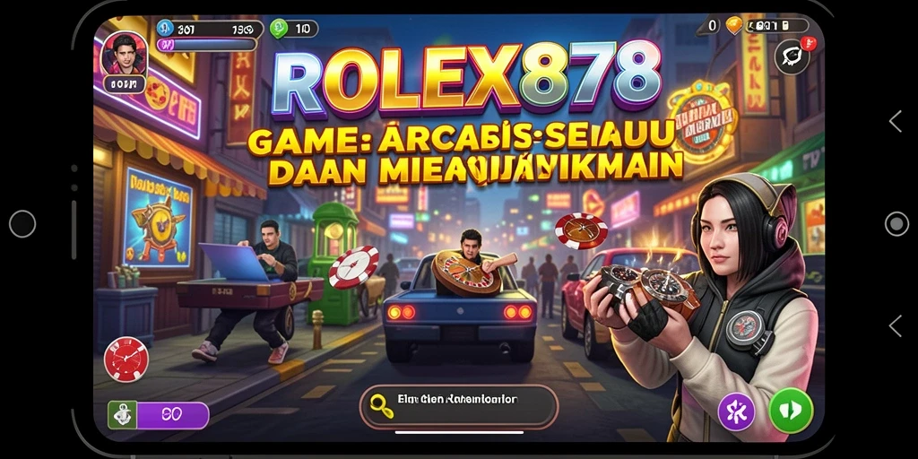 Tampilan gameplay seru dari ROLEX878 yang menggugah semangat.