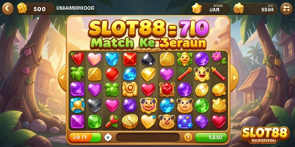 Tampilan gameplay SLOT88 yang seru dan penuh warna dalam aksi.