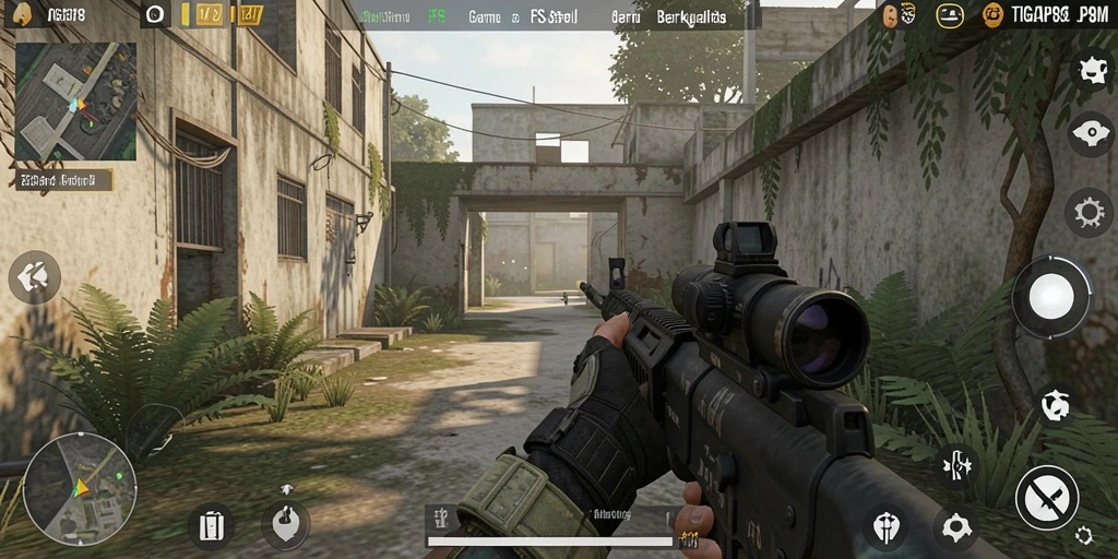 TIGERJP88 menampilkan aksi seru di medan perang FPS.